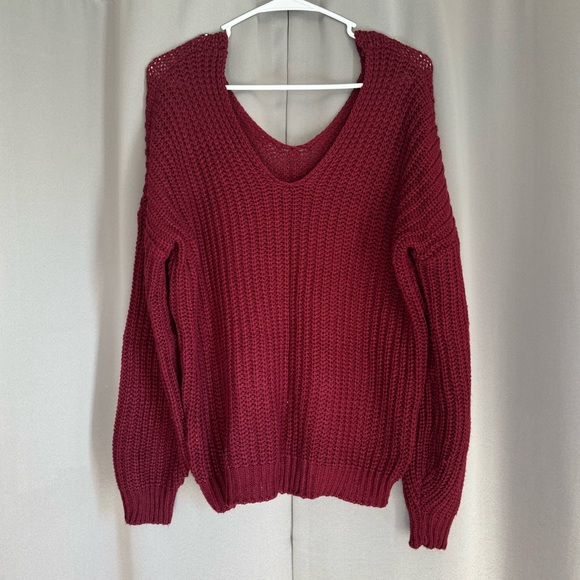 SHEIN Sweaters - SHEIN V-Neck Super Soft Sweater